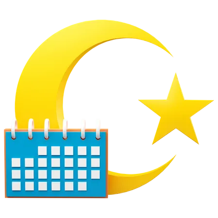 Calendrier du ramadan  3D Icon