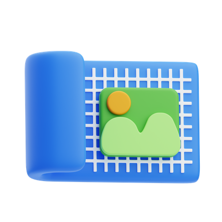 Plano  3D Icon