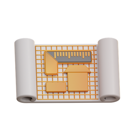 Plano  3D Icon