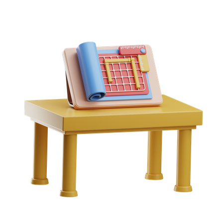 Plano  3D Icon