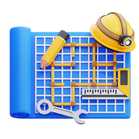 Plano  3D Icon