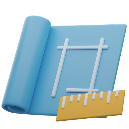 Plano  3D Icon