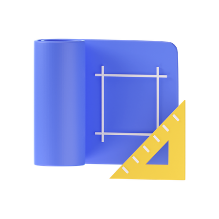 Plano  3D Icon