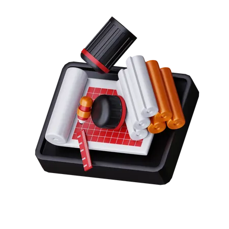 Plano  3D Icon