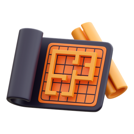 Plano  3D Icon