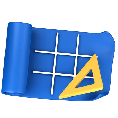 Plano  3D Icon