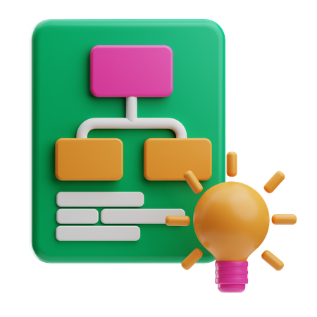Plano de conteúdo  3D Icon