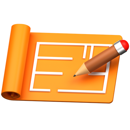 Plano de la casa  3D Icon