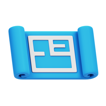 Plano de la casa  3D Icon