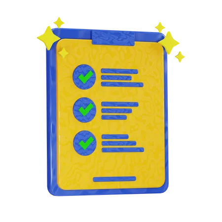 Plano de negócios  3D Icon