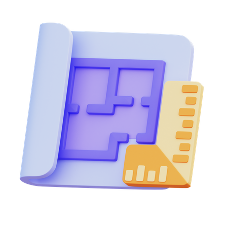 Plano  3D Icon