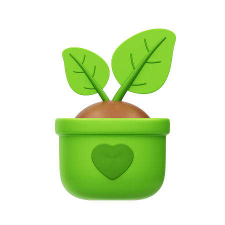 植物  3D Icon