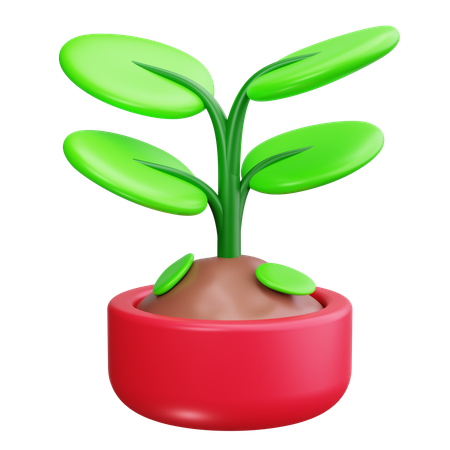 植物  3D Icon