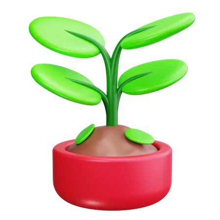 植物  3D Icon