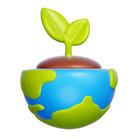 植物  3D Icon