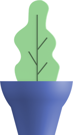 Plant 3D Illustration