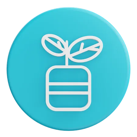 Plant  3D Icon