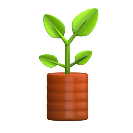 Plant  3D Icon