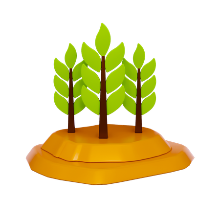 Plant  3D Illustration