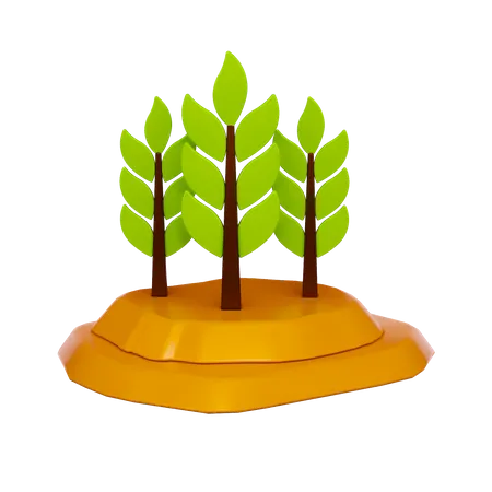 Plant  3D Illustration