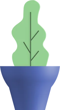 Plant  3D Illustration