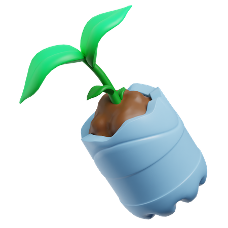 Plant Bottle  3D Icon