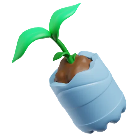 Plant Bottle  3D Icon