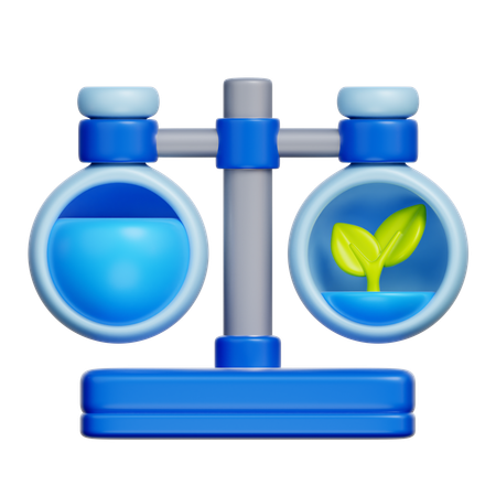 植物実験  3D Icon