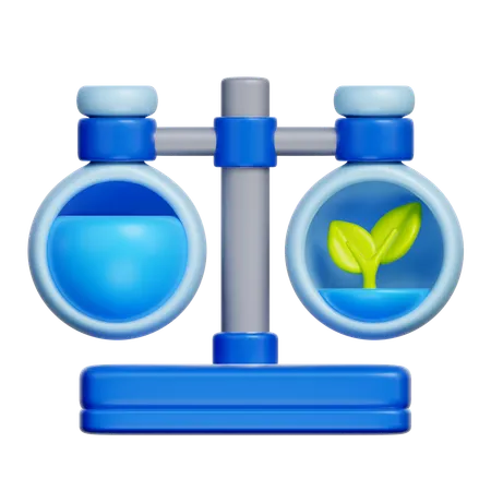 植物実験  3D Icon