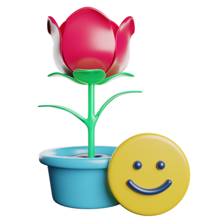 Plant Happiness  3D Icon