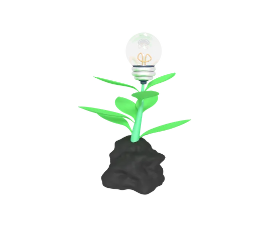 Plant Idea 3D Icon
