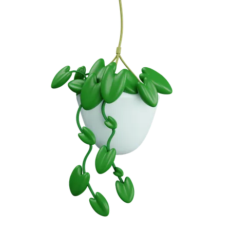 Plant In Plant Pot  3D Icon