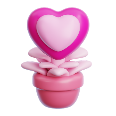 Plant Love  3D Icon