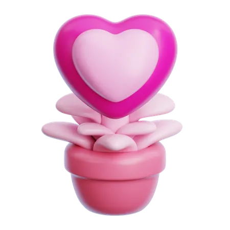 Plant Love  3D Icon