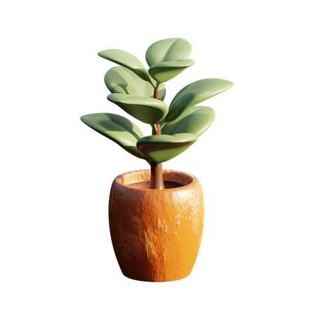 Plant Pot  3D Icon