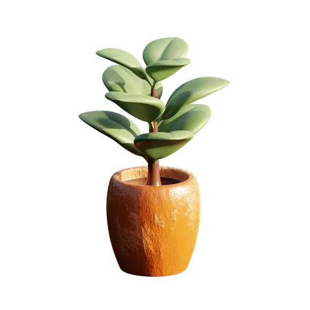 Plant Pot  3D Icon