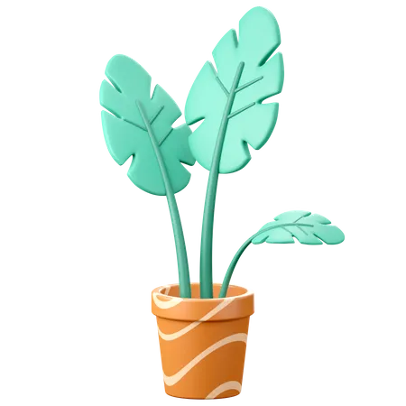 Plant Pot  3D Icon