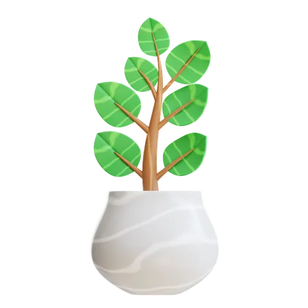 Plant Pot  3D Icon