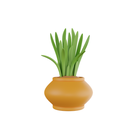 Plant Pot  3D Icon