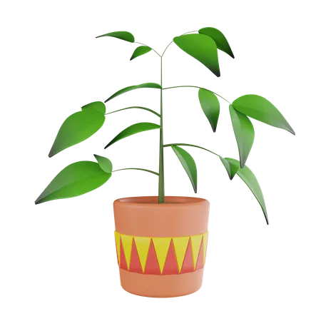 Plant Pot  3D Icon