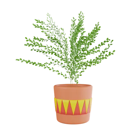 Plant Pot  3D Icon