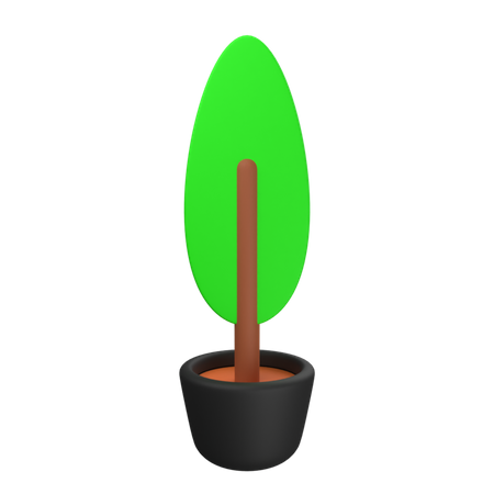 Plant Pot  3D Icon