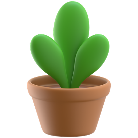 Plant Pot  3D Icon