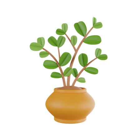 Plant Pot  3D Icon