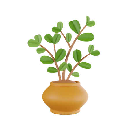 Plant Pot  3D Icon