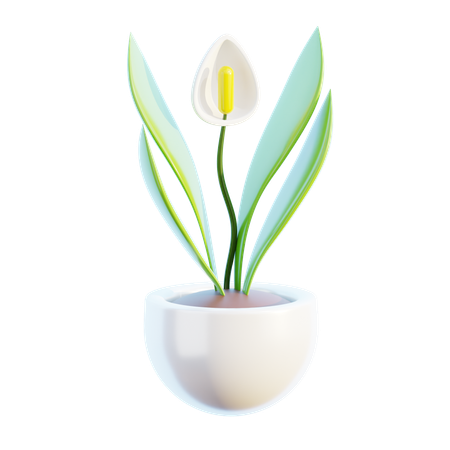 Plant Pot  3D Icon