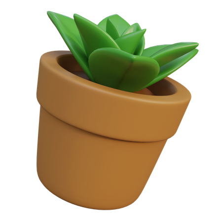 Plant Pot  3D Icon