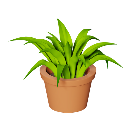 Plant Pot  3D Icon