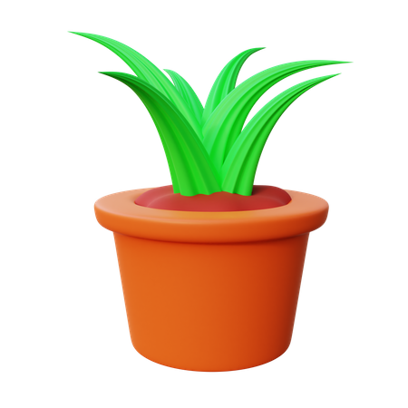 Plant Pot  3D Icon