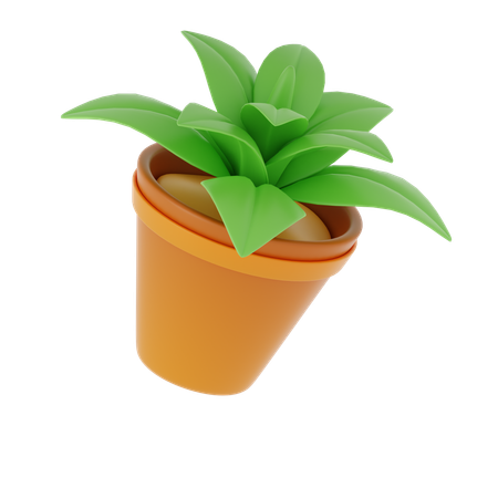 Plant Pot  3D Icon